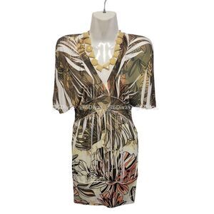 Sexy Slinky Floral Print Dress Size S -  NWOT
